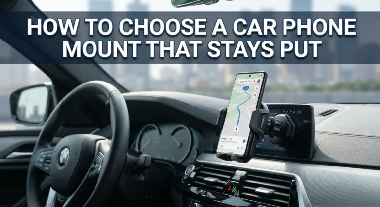 How to Choose a Car Phone Mount That Stays Put