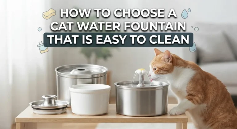 How to Choose a Cat Water Fountain That Is Easy to Clean