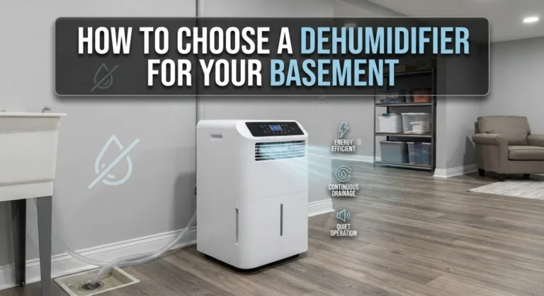 How to Choose a Dehumidifier for Your Basement: A Complete Guide