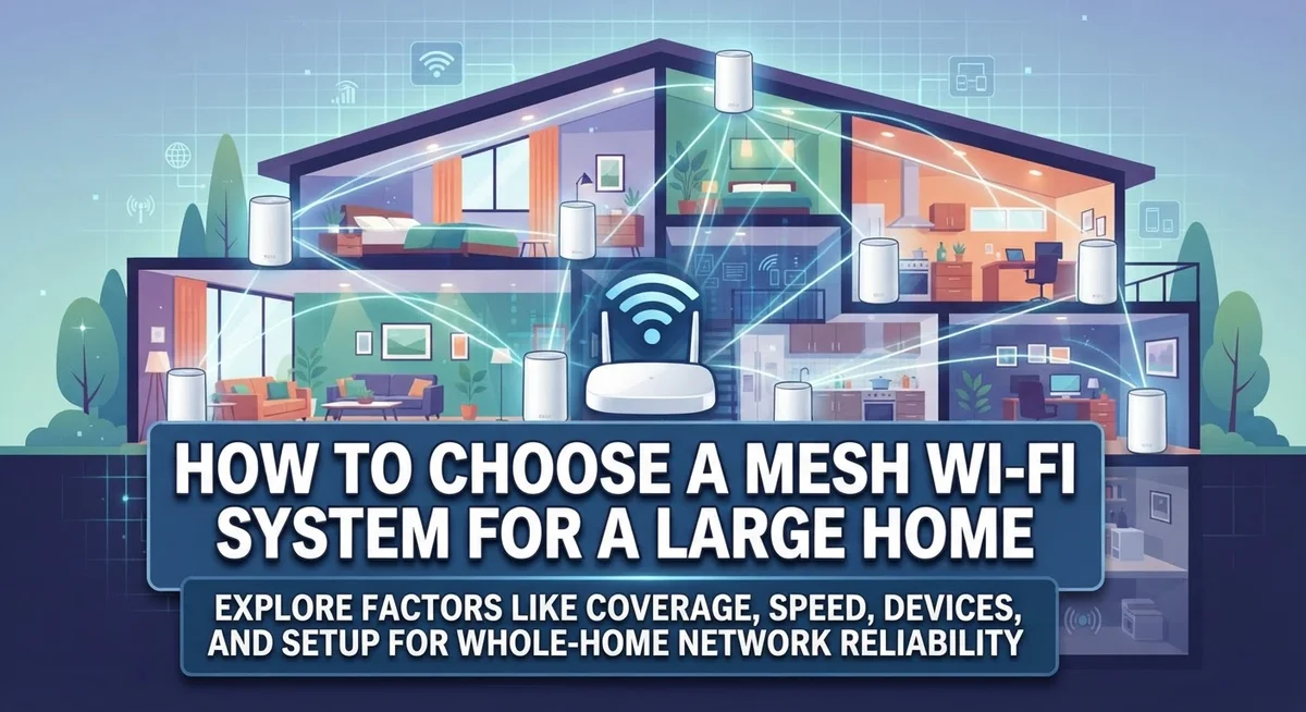 How to Choose a Mesh Wi-Fi System for a Large Home