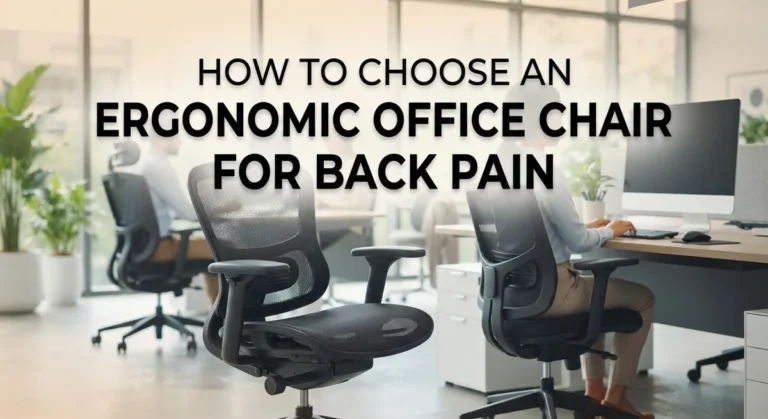 How to Choose an Ergonomic Office Chair for Back Pain