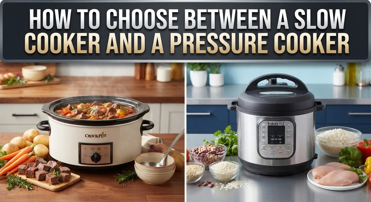 How to Choose Between a Slow Cooker and a Pressure Cooker