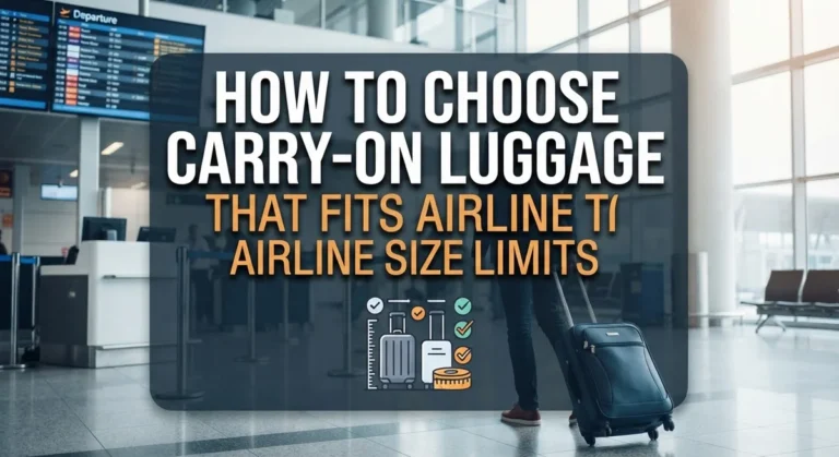 How to Choose Carry-On Luggage That Fits Airline Size Limits