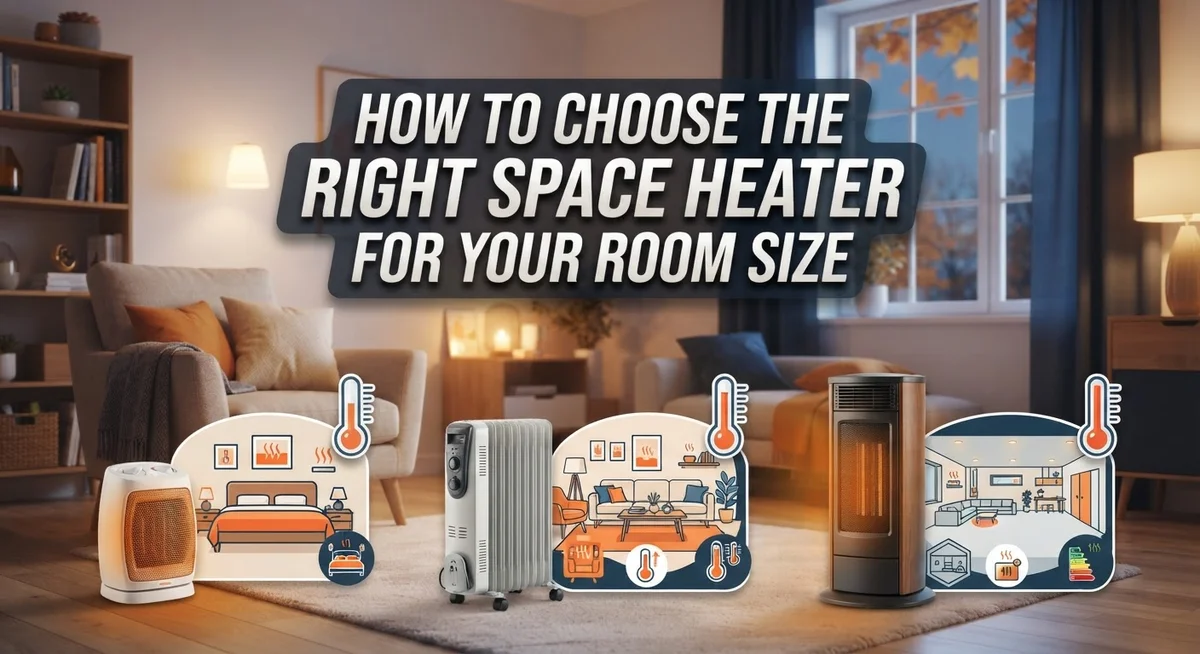 How to Choose the Right Space Heater for Your Room Size