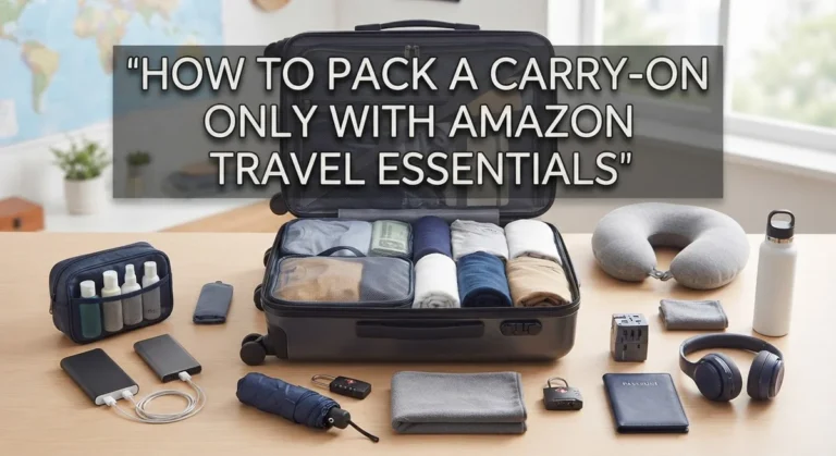 How to Pack a Carry-On Only With Amazon Travel Essentials