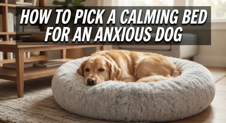 How to Pick a Calming Bed for an Anxious Dog: A Complete Guide