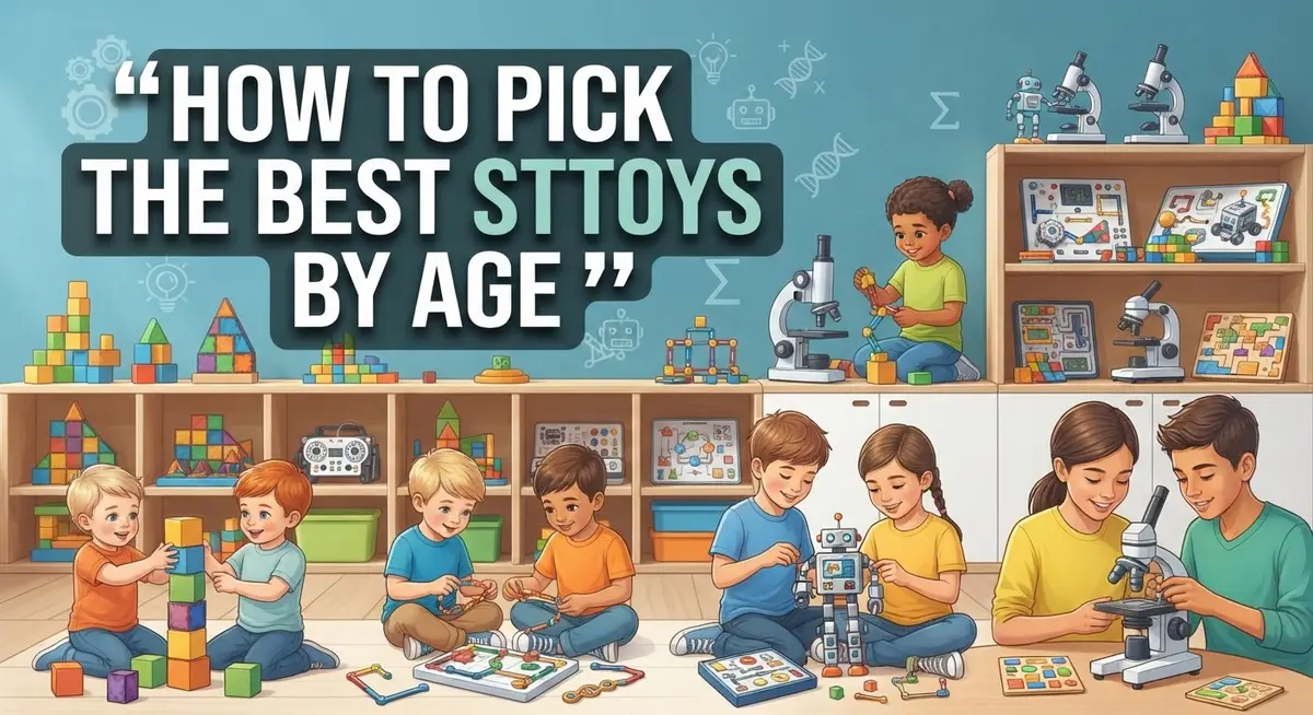 How to Pick the Best STEM Toys by Age: A Parent's Guide