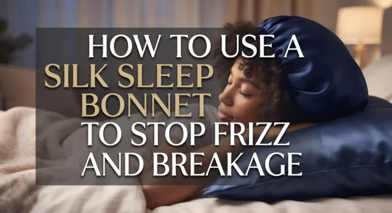 How to Use a Silk Sleep Bonnet to Stop Frizz and Breakage