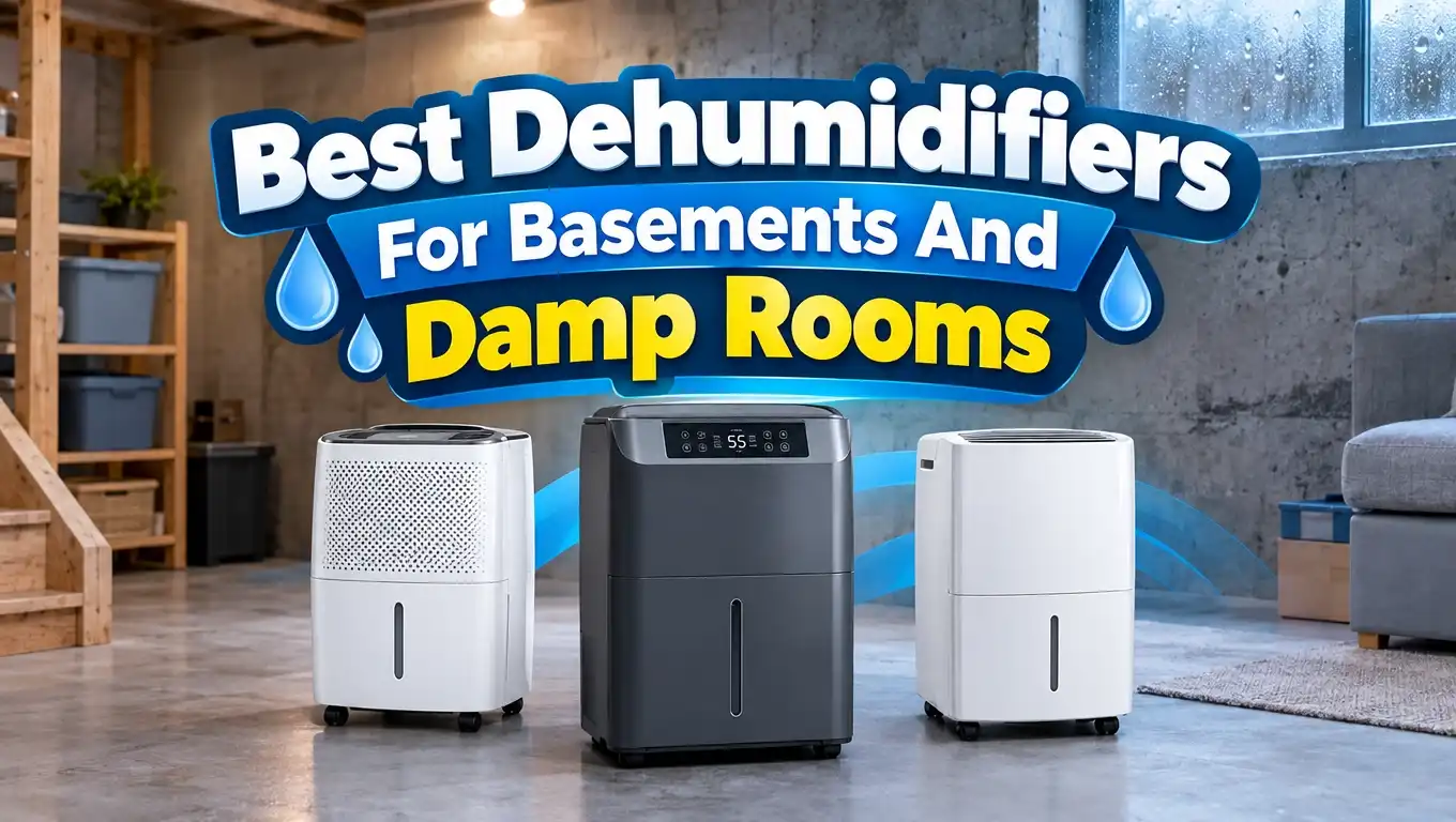 4 Best Dehumidifiers for Basements and Damp Rooms in 2026